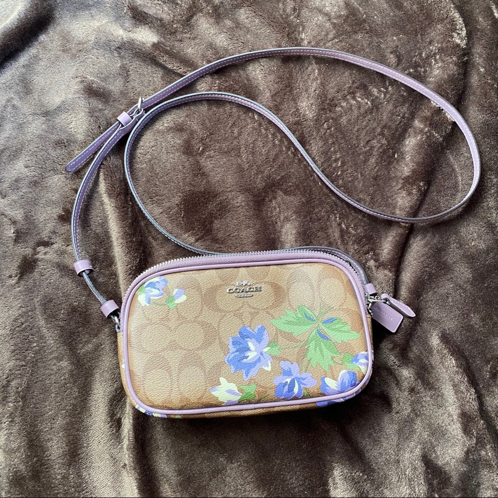 Floral Coach Crossbody